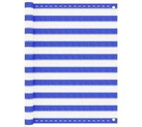 vidaXL Multi-Coloured Rectangular Balcony Screen- Breathable HDPE balcony shade for Privacy- UV Proof and Mould Resistant Material, Easily Attachable, 120x400 cm