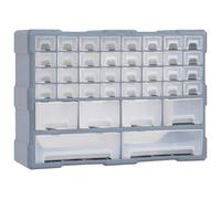 vidaXL Multi-drawer Organiser with 38 Drawers 52x16x37.5 cm