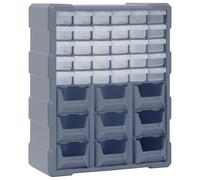 vidaXL Multi-drawer Organiser with 39 Drawers 38x16x47 cm