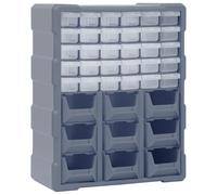 vidaXL Multi-drawer Organiser Tool Workshop Drawer Organiser Unit Storage Unit Wall Cabinet Craft Sewing Tool Nail Box with 39 Drawers