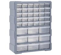 vidaXL Multi-drawer Organiser with 39 Drawers Tool Box Storage Cabinet Unit