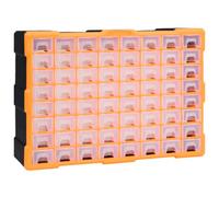 Vidaxl Multi-Drawer Organiser With 64 Drawers 52X16X37.5 Cm Multi-Drawer Organisers