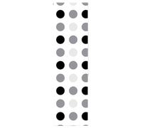 vidaxl multicolour shower roller blind - 60x240 cm peva - water- roll-up curtain - versatile installation - privacy & space-saving design
