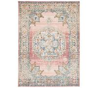 vidaXL VIDA XL Multicoloured Decorative ARBIZU Vintage Design Indoor and Outdoor Kitchen Rug Made of Robust Polypropylene (240 x 340 cm)
