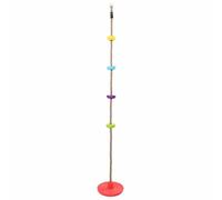 vidaXL Multicoloured Plastic Disc for Children, Outdoor Fun with 80 kg Load Capacity, Easy to Assemble and Portable