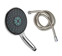 vidaXL Multifunctional Handheld Shower Head with 1.5m Hose Chrome Headset