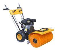 vidaXL Multifunctional Petrol-powered Sweeper 6.5 HP Broom Snow Leaf Sweeper