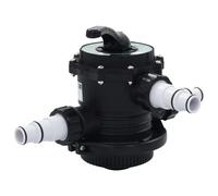vidaXL Multiport Valve for Sand Filter ABS 1.5" 6-way Pool Pipe Fitting Tool