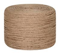 'vidaXL Multipurpose Jute Rope- 50m Long, 6mm Thick for Crafting, Decorations, Packing and Gardening