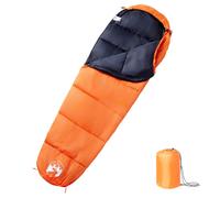 vidaXL Mummy Sleeping Bag for Adults Camping Hiking Sleeping Bag 3 Seasons