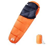 vidaXL Mummy Sleeping Bag for Adults Camping Hiking Sleeping Bag 3 Seasons