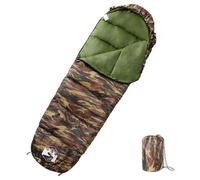 vidaXL Mummy Sleeping Bag for Adults Camping Hiking Sleeping Bag 3 Seasons