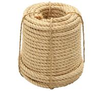 vidaXL Rope 100% Sisal 20mm 100m Twisted Twine Braided Rope Cat Scratching
