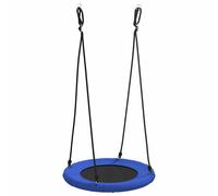 vidaXL Nest Swing Blue 100 x 100 x 180 cm Plastic, Garden and Terrace, Modern Ne
