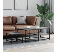 (grey sonoma) vidaXL Nesting Coffee Tables Nesting Table End Table 2 pcs Engineered Wood