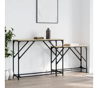 vidaXL Nesting Console Tables Nestinge Table 2 pcs Sonoma Oak Engineered Wood