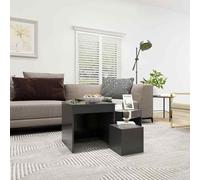 vidaXL Nesting Tables 3 pcs Grey Engineered Wood UK HOT
