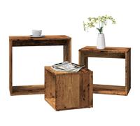 Nesting Tables Living Room Side Table End Table 3 pcs Engineered Wood vidaXL