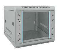 vidaXL Network Cabinet with Storage Grey 53 x 60 x 45 cm Steel