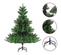 vidaXL Nordmann Fir Artificial Christmas Tree Green Xmas Decoration Tree Set