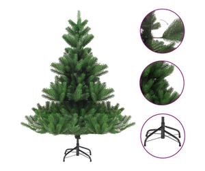 vidaXL Nordmann Fir Artificial Christmas Tree Green Xmas Decoration Tree Set