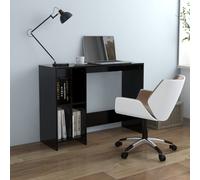vidaXL Notebook Desk Black Engineered Wood Laptop Workstation Computer Desk