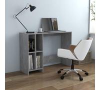 Vidaxl Notebook Desk Concrete Grey 102.5X35X75 Cm Engineered Wood Desks