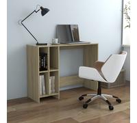 vidaXL Notebook Desk Sonoma Oak Engineered Wood Laptop Study Computer Desk