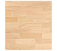 vidaxl Oak Wood Kitchen worktop/countertop - Solid Rustic Wooden Rectangular Tabletop 60x63.5x4 cm for Kitchen/Bathroom/Garage use