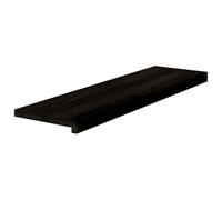 vidaXL oak wood stair treads/durable dark brown solid wood 90x25x2cm/dual-use home windowsill/stair enhancement