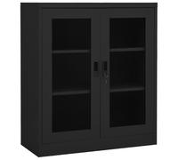 vidaXL Office Cabinet Anthracite Steel Home Filing File Storage Cabinet Locker