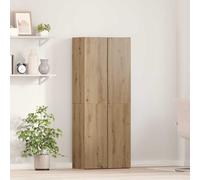 Vidaxl Office Cabinet Artisan Oak 60 X 32 X 153 Engineered Wood