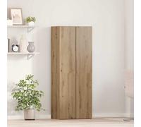 Vidaxl Office Cabinet Artisan Oak 60 X 32 X 153 Engineered Wood