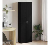 VidaXL Office Cabinet Black Oak 60 X 32 X 190 Cm Engineered Wood