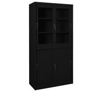 Office Cabinet with Sliding Door Filing Storage Cabinet Multi Colours vidaXL