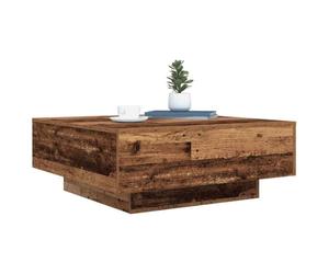 vidaXL Old Wood and Blue 80 x 80 x 31 cm Engineered Wood | Loads of space for your bits and bobs, Clean and simple look, Made with care from reclaimed wood