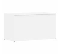 vidaXL Storage Chest Modern Household Furniture Accessories Storage Space Bedding Blanket Box Cabinet Trunk Container Unit Chipboard White