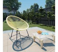 Vidaxl Outdoor Acapulco Chair Poly Rattan Beige