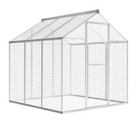 vidaXL Outdoor Aviary Aluminium 183x178x194 cm