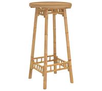 vidaXL Outdoor Bar Table Round Ø55x100 cm Bamboo bar outside table