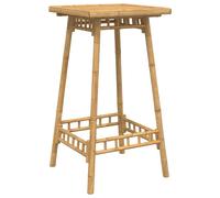 vidaXL Outdoor Bar Table Square 55x55x100 cm Bamboo bar outside table