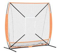 vidaXL Outdoor Baseball Training Net - Flexible Accessory for Athletes in the Garden - Ideal for Combat and Polyester Skill Development.