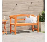 vidaXL Outdoor Bench Brown 119 x 44 x 76 cm Solid Pine Wood