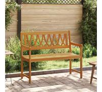 vidaXL Outdoor Bench Natural 110 x 55.5 x 90 cm Solid Acacia Wood