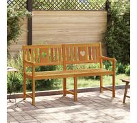 vidaXL Outdoor Bench Natural 150 x 55.5 x 90 cm Solid Acacia Wood