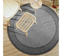 vidaXL Outdoor Carpet ARAKIL Grey Ø160 cm PP