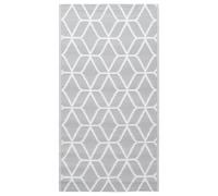 vidaXL Outdoor Carpet Grey 190x290 cm PP Balcony Rug Terrace Blanket Indoor