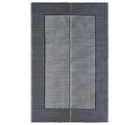 vidaXL Outdoor Carpet Grey - Polypropylene Mat for Patio, Poolside and Deck - Size 230 x 160 cm - Double Layer Jacquard Pattern