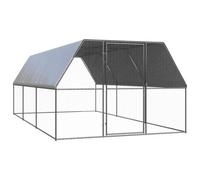 Vidaxl Outdoor Chicken Cage 3X6X2 M Galvanised Steel