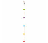 vidaXL Outdoor Climbing Rope Set for Children, Colourful, Durable Polyester, Maximum 75 kg Weight Capacity, Ideal for 3-10 Years, Promotes Play and Exercise, Toy for Children, Adventure, Colourful